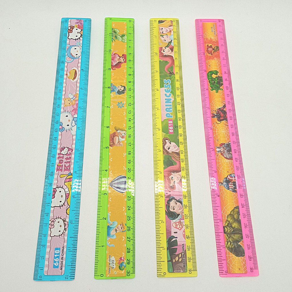 

Penggaris 30cm Warna Motif/Alat Ukur/