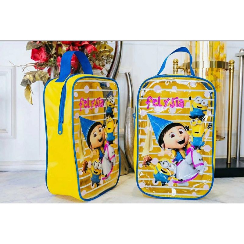 

Caca Clear Bag/souvenir anak/souvenir murah/souvenir/ulang tahun/birthday/tas anak/tas custom/pensil