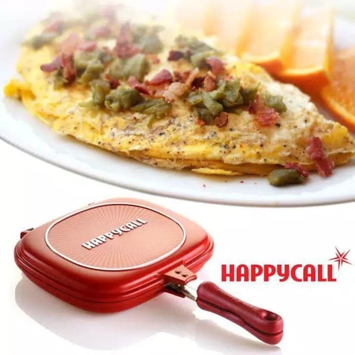 HAPPY CALL 32 CM ORIGINAL DOUBLE PAN JUMBO KOREA Alat Masak Grill Panggang Panggangan Masak Dapur