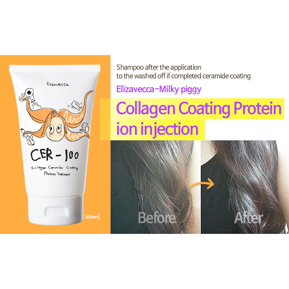 Elizavecca CER-100 Collagen Coating Hair Protein Treatment 100ml