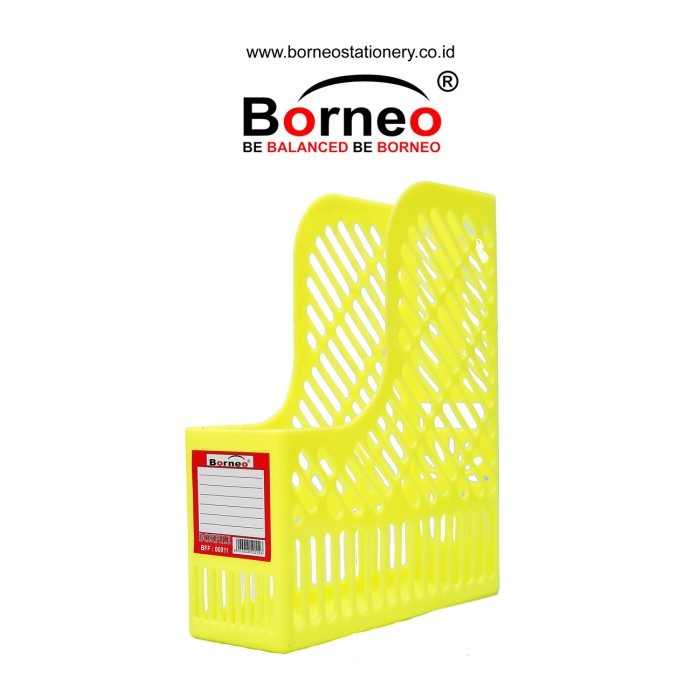 

4 PCS - Box File Borneo Plastik Premium Quality Folio Premium Quality - Kuning