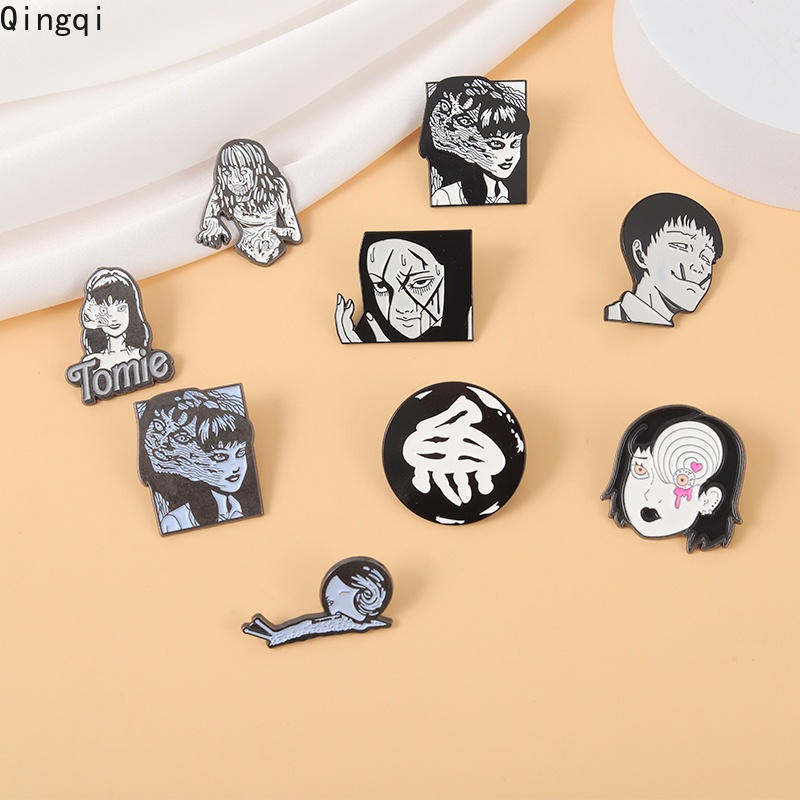 Bros Pin Enamel Desain Komik Horor Untuk Hadiah Teman