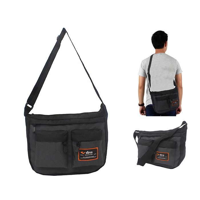 tas slempang/waist bag 7027 B ELBRUS DARKGREY