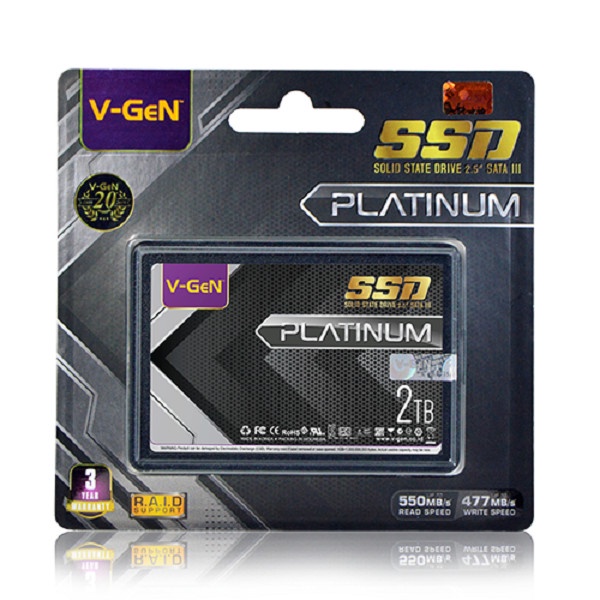 SSD V-GeN SATA 2TB SSD VGen Platinum 2.5inch - Garansi Resmi 3 Tahun