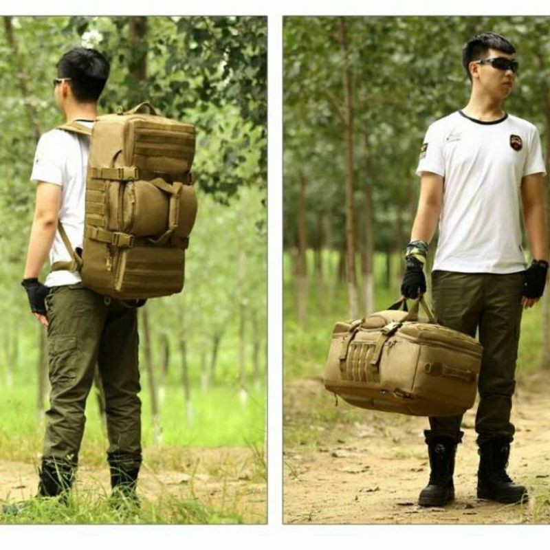 TAS RANSEL 810 PRIA 75L Tas jinjing Tactical 3in1 IMPORT
