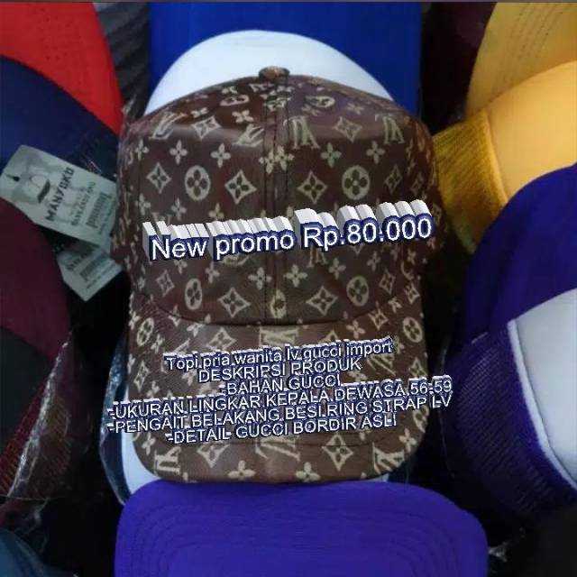 Topi pria dan wanita lv gucci import hight Quality