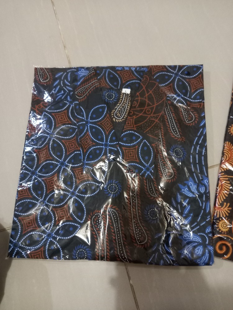 Bswart Batik Hrb026 Kenongo Hem Pendek Padi Pekalongan M L Xl Batik Pria Murah Modern Grosir