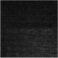 Belikuy COD Wallpaper Dinding Foam 3D Kecil Motif Batu Bata / walpaper dinding Foam U96-BLACK
