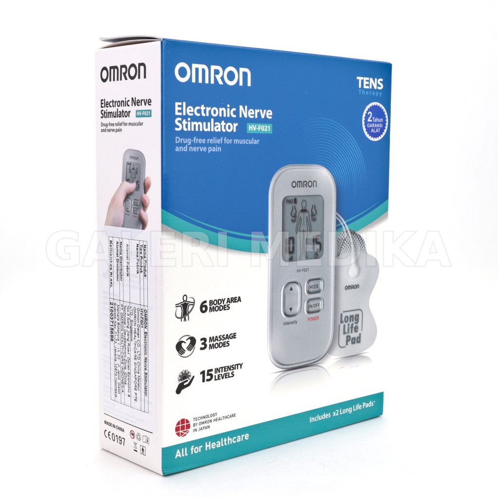 Omron TENS HV-F021 - Electronic Pulse Massager - Pijat Elektrik