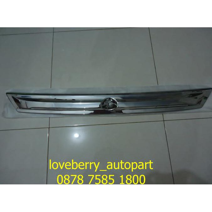 garnish rear bumper chrome honda brio/ brio satya