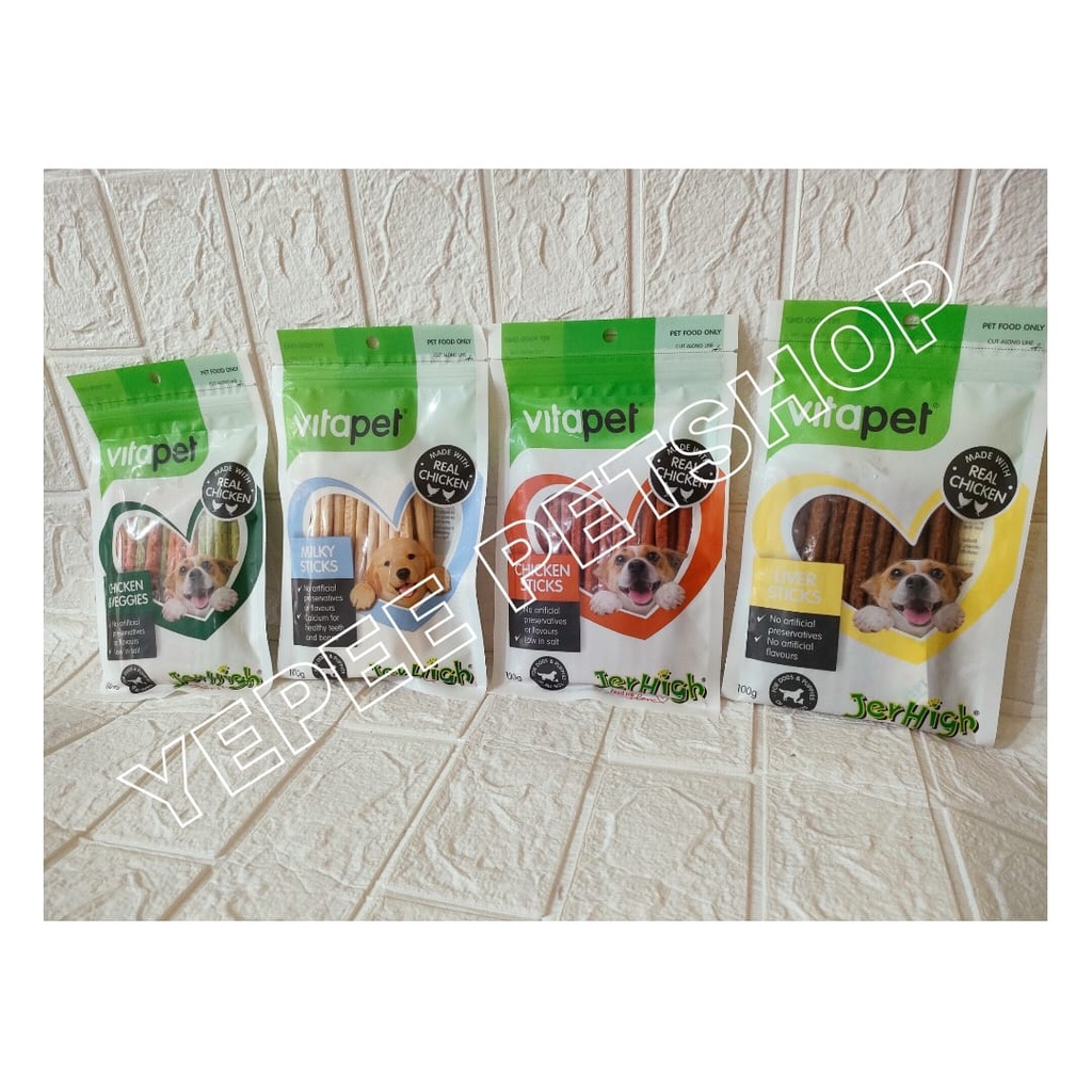 Jerhigh Vitapet 100gr - Snack Anjing