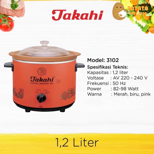 Takahi - Slow Cooker 1.2 L