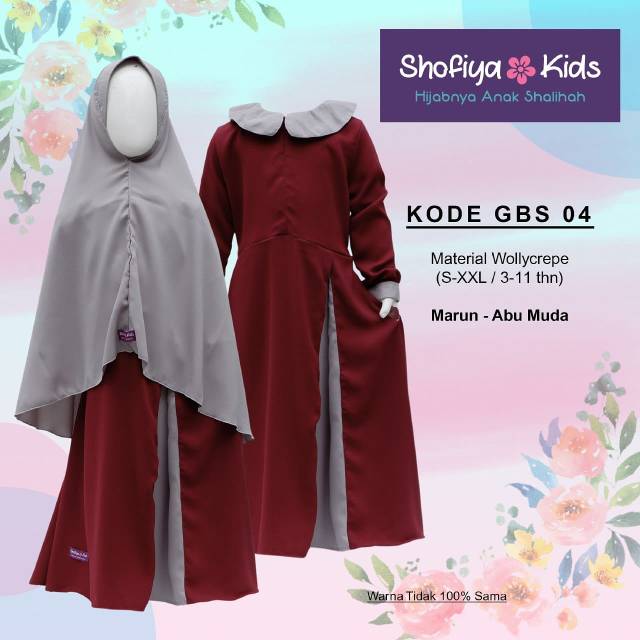 Gamis anak pesta shofiya kids