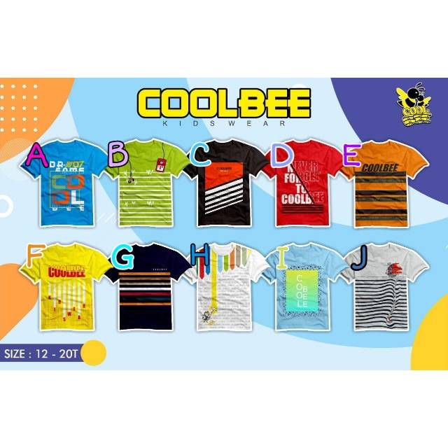 Kaos anak laki COOLBEE usia 11-20th/ baju kaos anak/ kaos branded anak/ kaos anak tanggung/ kaos abg