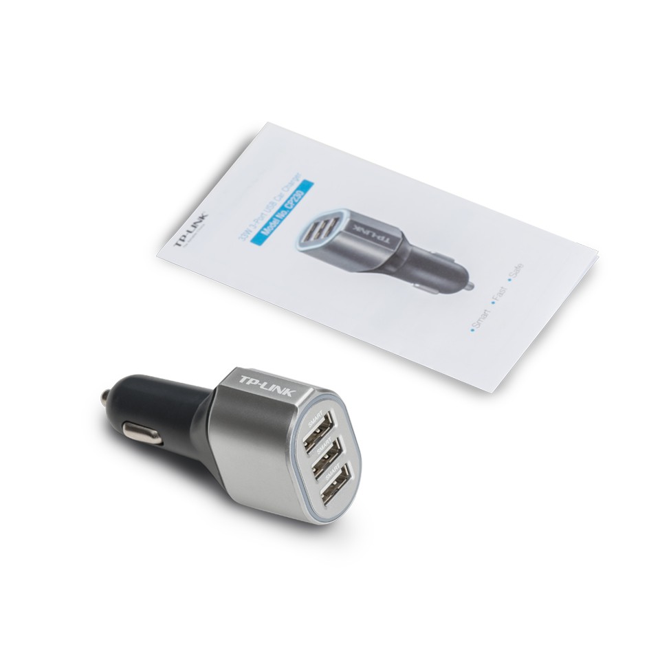 Tp-Link CP230 33W 3-Port USB Car Charger Mobil