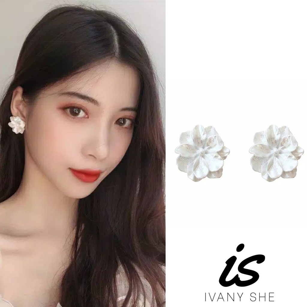Promo anting tusuk korea aksesoris perhiasan fashion jewelry subang giwang titanium emas bulat