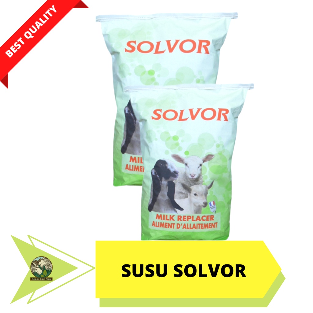 Susu Solvor 1Kg Original Produk Premium Milk Replacer Cempe Kambing Dan Pedet