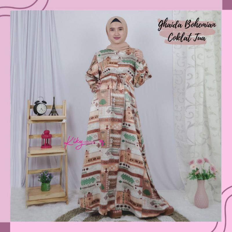 Gamis cantik Ghaidah original kiky collection