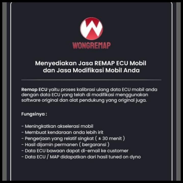 Jasa Remap ECU Mobil Toyota Innova Fortuner Pajero