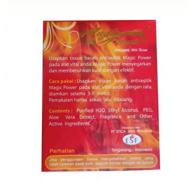 (NCS) GROSIR MURAH Tissue Magic Power Crimson Desire Super Man Merah Tisu Mejik
