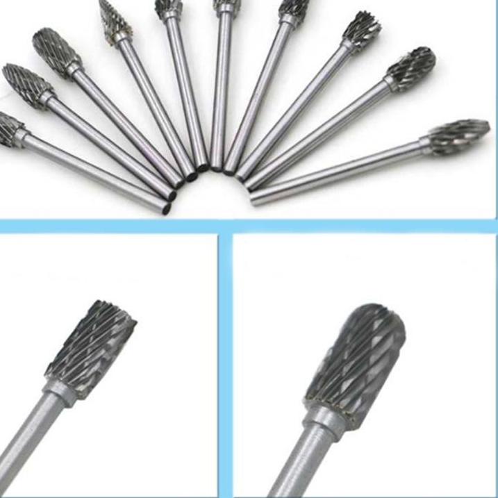 Paling Diminati bonkyo 10PCS  Mata Bor Tuner Panjang Set 10CM Tunner Cuner Cunner Porting 3MM X 6MM 