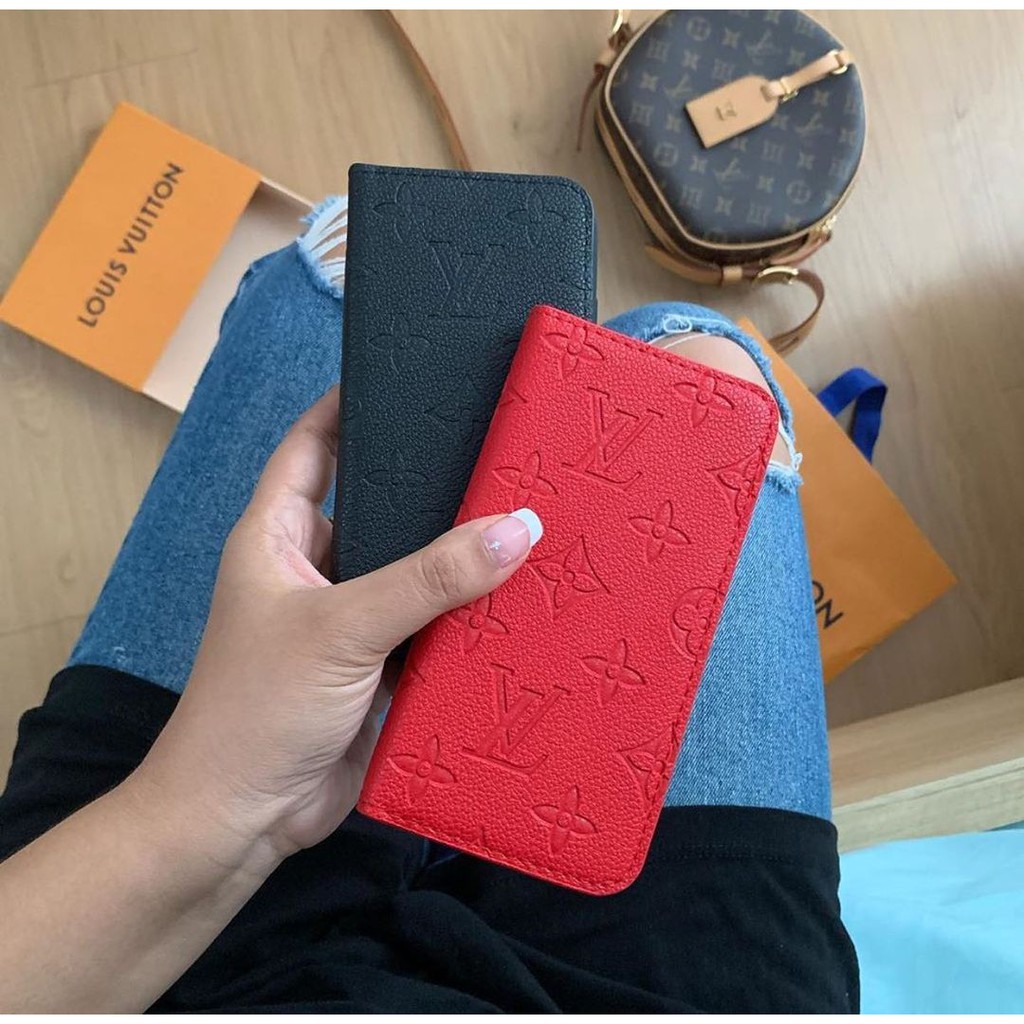 LV EMPREINTA FOLIO FLIP CASE FOR IPHONE 6/6s/6+/6s+/7/7+/8/8+/X/Xs/XsMax/Xr/11/11Pro/11ProMax/SE2020