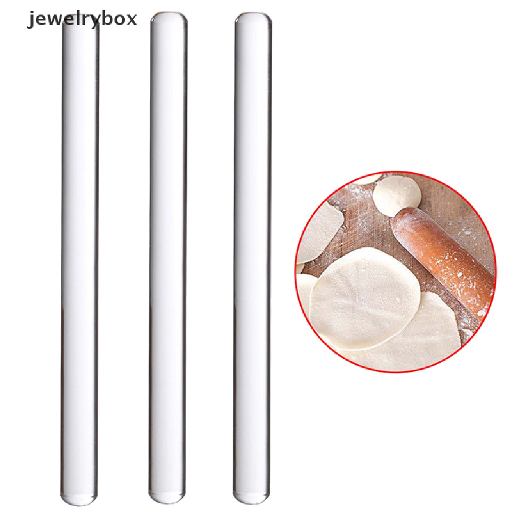 (jewelrybox) Rolling Pin Transparan Bahan Akrilik Untuk Membuat Kue