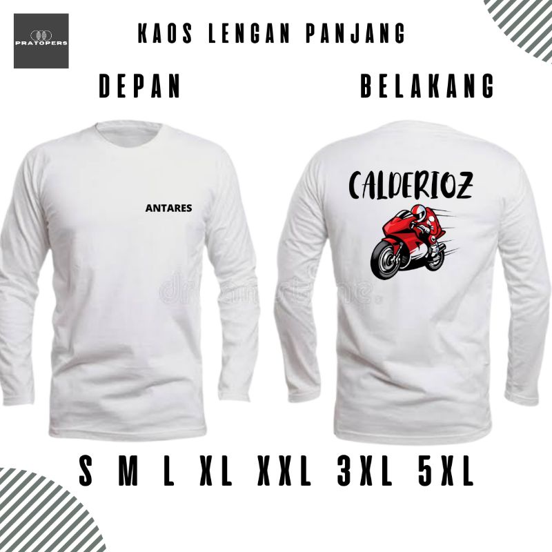 Baju Kaos Lengan Panjang Antares Calderioz | Kaos Lengan Panjang Antares Calderioz | Antares Calderi