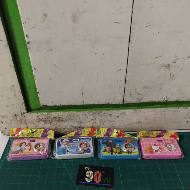Kamera Kameraan Anak Kecil Plastik 1pcs. Mainan Camera Keker Kekeran Jadul 90an. MURAH.