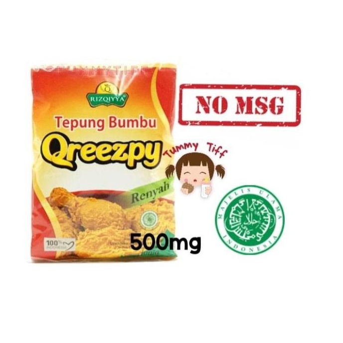 

Tepung Qreezpy 500gr NO MSG / Tepung bumbu serba guna NON MSG