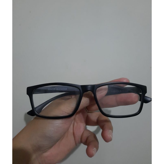 Preloved - Kacamata lensa plus frame fabiola untuk unisex