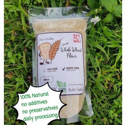 

Tepung Gandum kasar 500 gr // Coarse Whole Wheat Flour 500 gr
