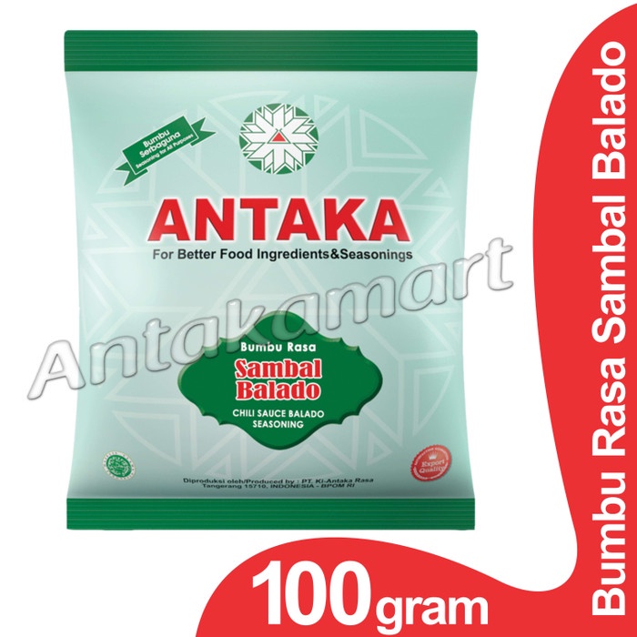 

Sambal-Aneka- 100G Bumbu Antaka : Rasa Sambal Balado -Aneka-Sambal.