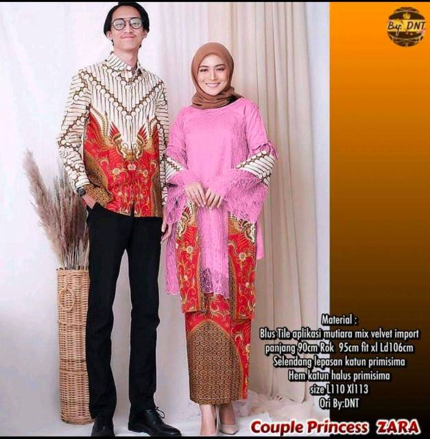 Premium tunik kirana || couple kebaya free selendang