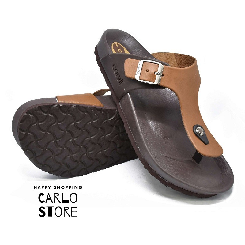 Sandal / Sendal Pria Carvil Asli Boston.Carvil Sandal Cowok Original Murah Model Terbaru