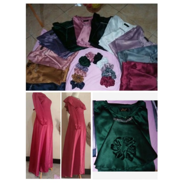 Naya Dress Busui//dress satin//gamis kondangan//gamis satin