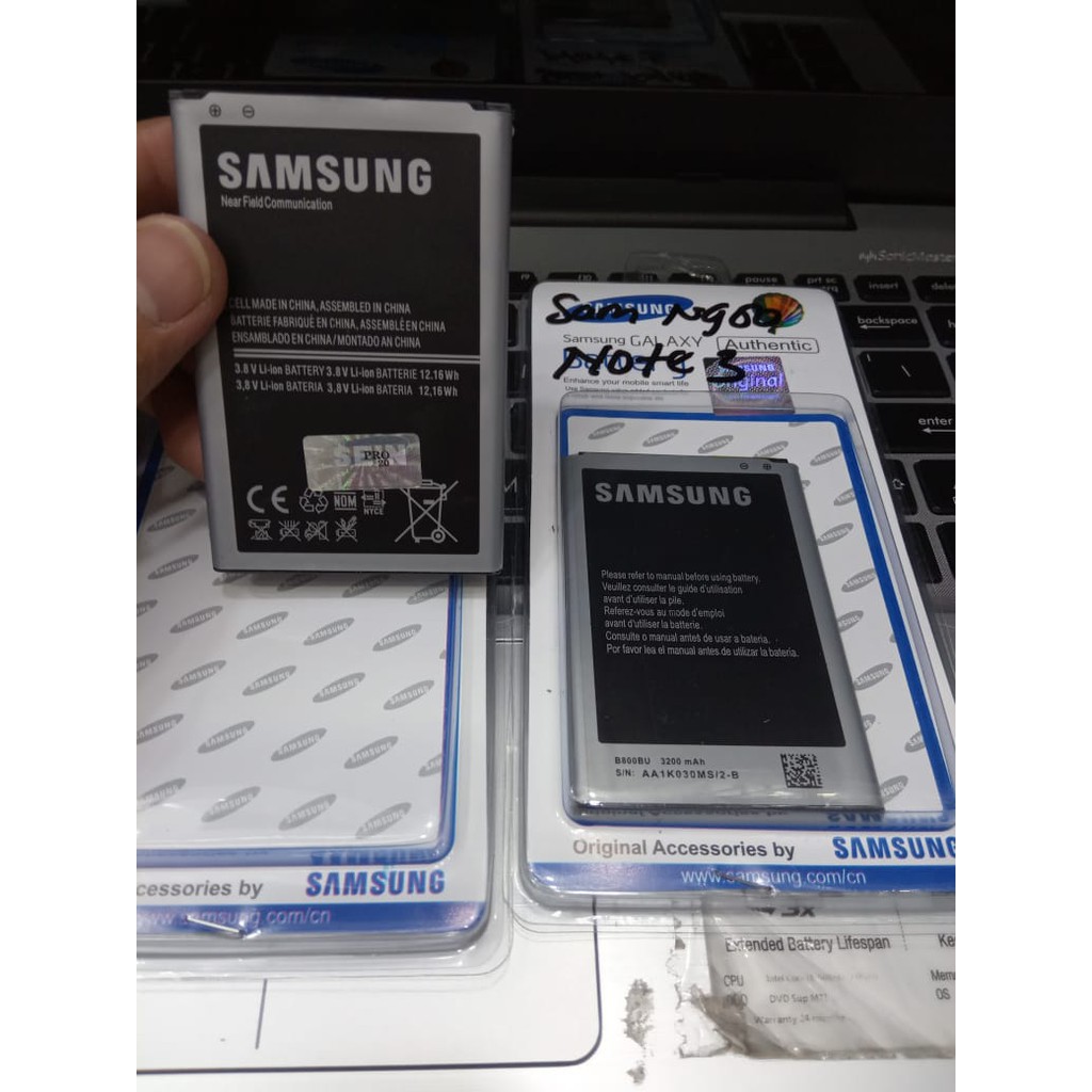 Baterai SAMSUNG Note3 . N9000 . N9005 . N900 - original