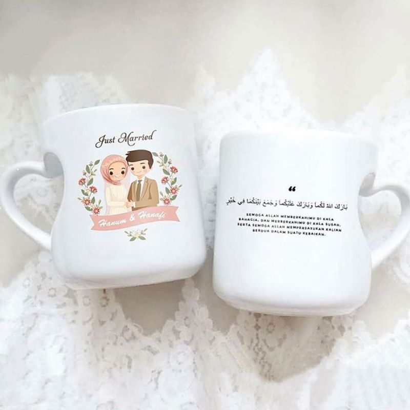 ASTONE CETAK MUG CUSTOM FOTO & TULISAN SUKA SUKA Untuk Souvenir , Ulang tahun , Aqiqah , Khitan , Me