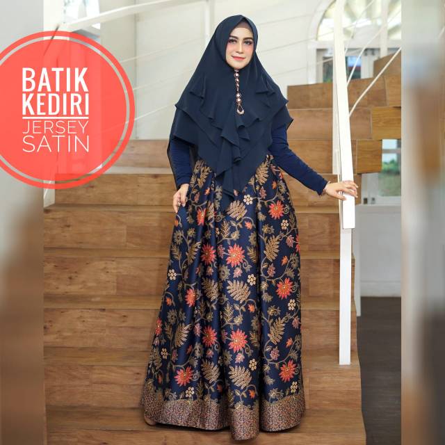 DRESS MUSLIM BATIK DRESS MODERN CANTIK