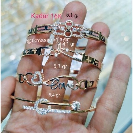 Gelang Bangle Emas Kadar 700/ 16K