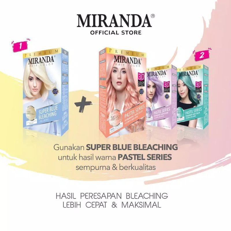 Miranda Hair Color Pastel Series