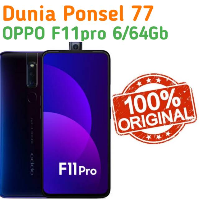 Oppo F11pro 6/64GB baru garansi resmi Oppo Indonesia