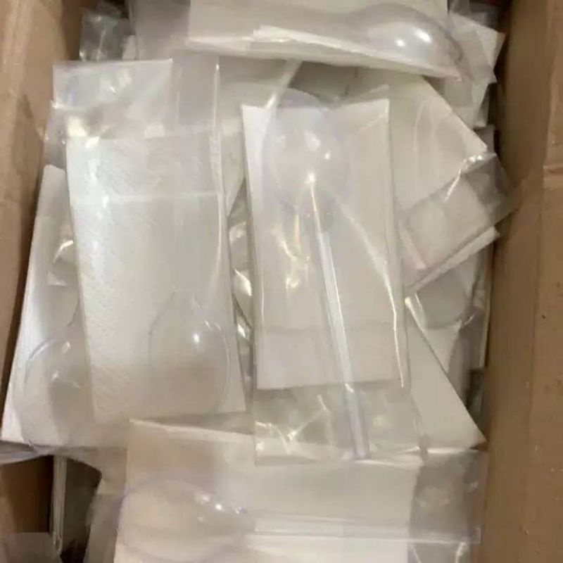 

Set Sendok Plastik+Tissu isi 50pcs
