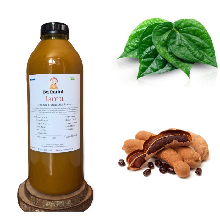 

COD Jamu kunyit asem sirih pinang manjakani/Jamu kunyit asem sirih segar - Kunyit Sirih, Less Sugar