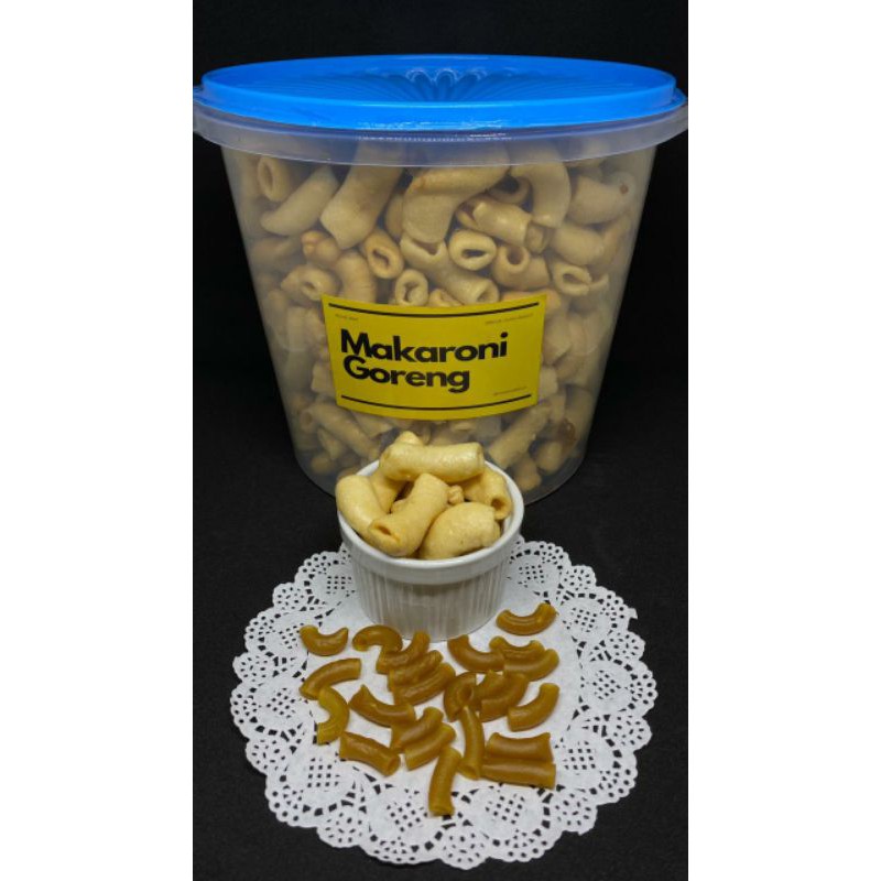 

Makaroni goreng gurih 550 gr kemasan (1,5 L)