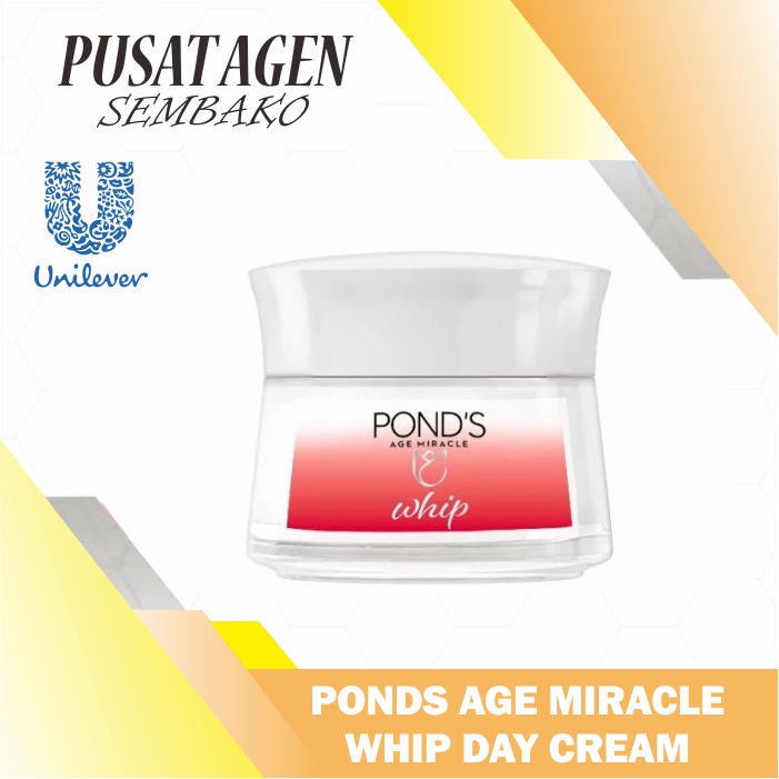 PONDS AGE MIRACLE WHIP DAY CREAM 50 20 G GR POND'S YOUTH BOOSTING KRIM PELEMBAB RETINOL MOISTURIZER 