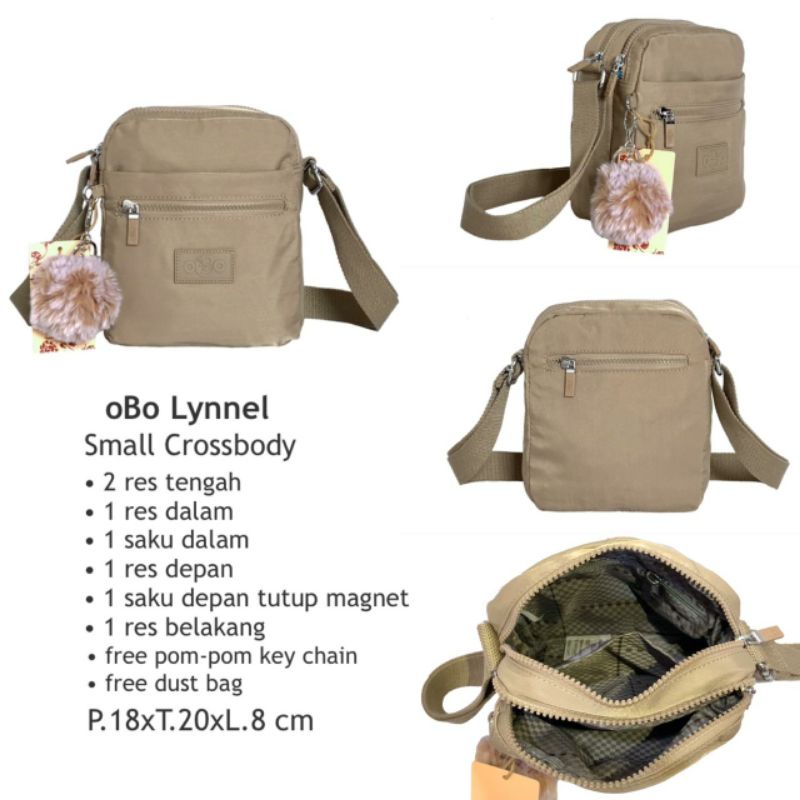 TAS SELEMPANG UNISEX OBO LYNNEL CROSSBODY/SLINGBAG