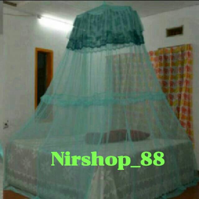 Kelambu gantung "JODHA" hijau mint