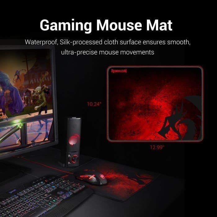 Keyboard Mouse Pad Headset 4 in 1 Combo - S101-BA-1 Redragon Gaming