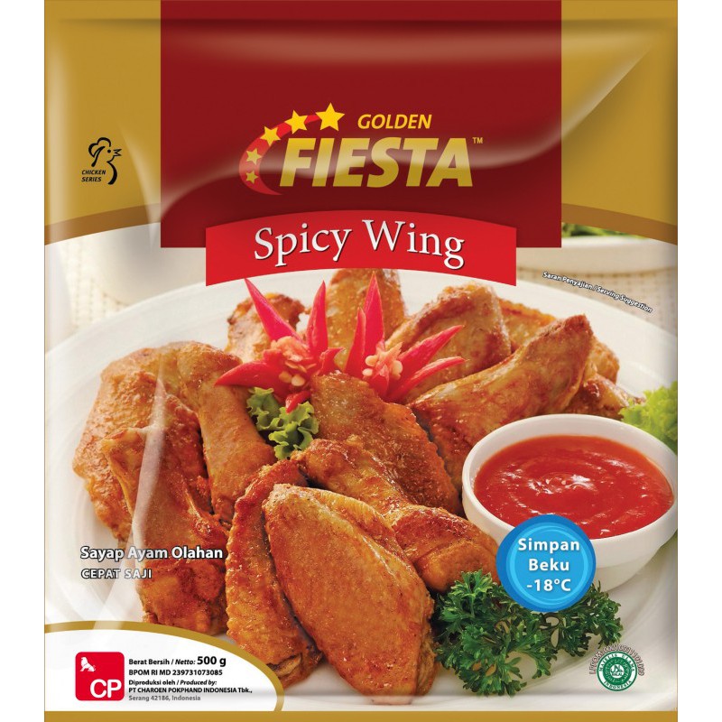 

GOLDEN FIESTA SPICY WINGS / Chicken Wings KARAWANG